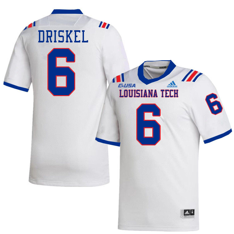 Jeff Driskel Louisiana Tech Jersey,LA Tech Bulldogs Football Jerseys,Uniforms,Gears-White